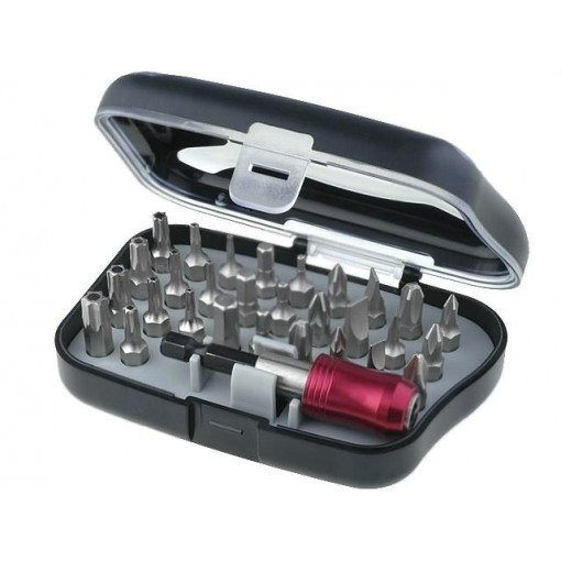 NB-01BITS-SET; Kit: screwdriver bits; Pcs: 30; Screwdr.bit l: 25mm; Package: bag; NEWBRAND NB-01BITS-SET; Kit: screwdriver bits; Pcs: 30; Screwdr.bit l: 25mm; Package: bag; NEWBRAND