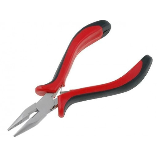 NB-2002HR; Pliers; precision,half-rounded nose; 130mm; NEWBRAND