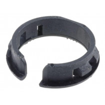 NB-22; Grommet; polyamide; black; max.1.6mm; FIX&FASTEN