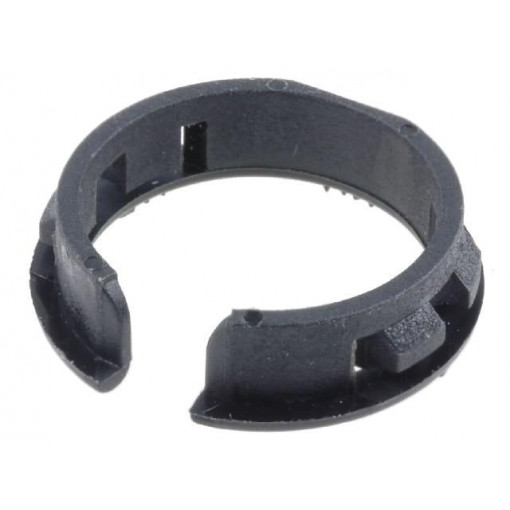 NB-22; Grommet; polyamide; black; max.1.6mm; FIX&FASTEN