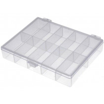 NB-BOX10; Container: compartment box; 120x90x22mm; transparent; NEWBRAND