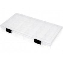 NB-BOX18A; Container: compartment box; 208x110x30mm; transparent; NEWBRAND