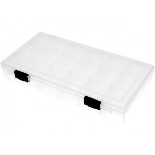 NB-BOX18A; Container: compartment box; 208x110x30mm; transparent; NEWBRAND