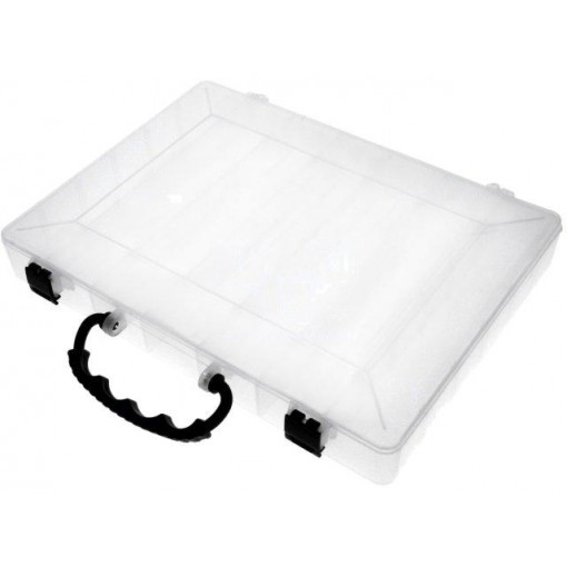 NB-BOX42; Container: compartment box; transparent; polypropylene; NEWBRAND