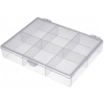 NB-BOX6; Container: compartment box; 118x90x22mm; transparent; NEWBRAND