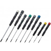 NB-SC01; Kit: screwdrivers; Pcs: 9; Phillips cross,precision,slot; NEWBRAND
