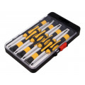 ; Kit: screwdrivers; Pcs: 7; Phillips cross,precision,slot; NEWBRAND