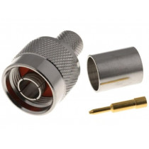 ; Plug; N; male; straight; RG213; 11mm; soldering,crimped;  ; Plug; N; male; straight; RG213; 11mm; soldering,crimped;