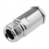 ; Plug; N; female; straight; RG213; 11mm; soldering,clamp; for cable;  ; Plug; N; female; straight; RG213; 11mm; soldering,clamp; for cable;