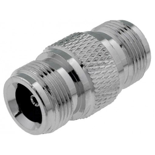 ; Coupler; N socket,both sides; straight; 