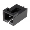 NCDW-02; Socket; wire-board; male; 2.54mm; PIN: 2; THT; 2.5A; tinned; -25÷85°C; NINIGI