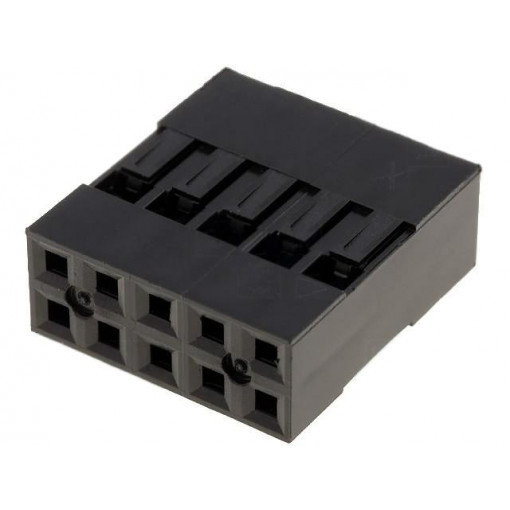 NDR-10; Plug; pin strips; NSR/NDR; female; PIN: 10; w/o contacts; 2.54mm; NINIGI