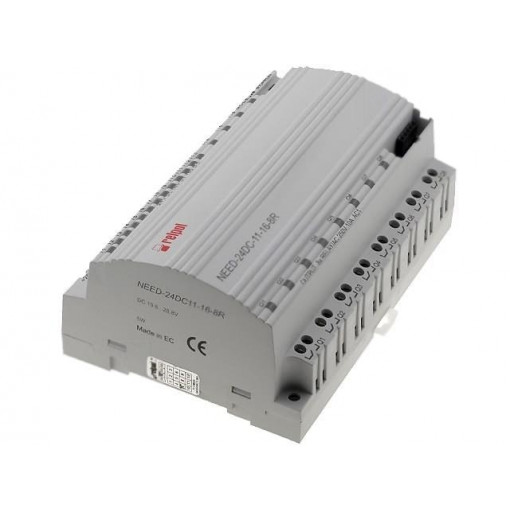 NEED-24DC-11-16-8R; Programmable relay; OUT1: 250VAC/10A; IN: 16; Anal.in: 3; OUT: 8; RELPOL