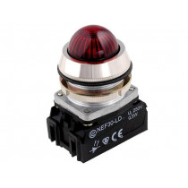 NEF30-LDSC-U; Control lamp; 30mm; NEF30; -15÷30°C; Illumin: LED; Ø30.5mm; IP20; PROMET