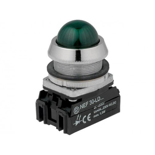 NEF30-LDSZ-U; Control lamp; 30mm; NEF30; -15÷30°C; Illumin: LED; Ø30.5mm; IP20; PROMET