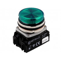 NEF30-LDZ 24-230V AC/DC; Control lamp; 30mm; NEF30; -15÷30°C; Illumin: LED; Ø30.5mm; IP20; PROMET