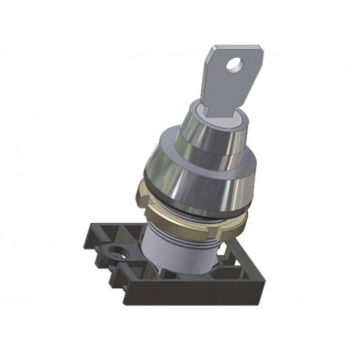 NEK22M-ZA1; Switch: rotary with key; Stabl.pos: 2; 22mm; grey; IP40; Pos: 2; PROMET