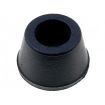 ; Foot; black; rubber; A: 11.5mm; B: 8.7mm; C: 5.6mm; E: 7.4mm; D: 3.2mm; FIX&FASTEN