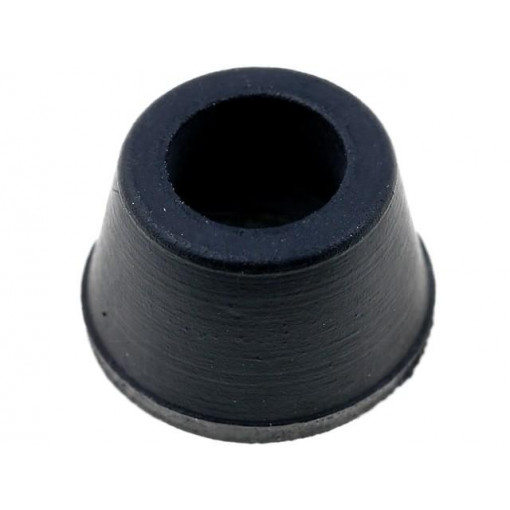 ; Foot; black; rubber; A: 11.5mm; B: 8.7mm; C: 5.6mm; E: 7.4mm; D: 3.2mm; FIX&FASTEN