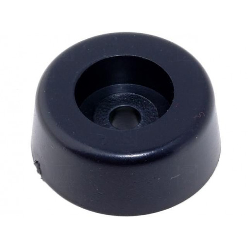 ; Foot; black; polyetylene; A: 20.2mm; B: 18.4mm; C: 10mm; E: 8mm; D: 3mm; FIX&FASTEN