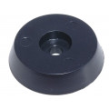 ; Foot; black; polyetylene; A: 25mm; B: 21.5mm; C: 8.5mm; E: 5.8mm; FIX&FASTEN ; Foot; black; polyetylene; A: 25mm; B: 21.5mm; C: 8.5mm; E: 5.8mm; FIX&FASTEN