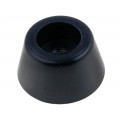 ; Foot; black; PVC; A: 20mm; B: 15mm; C: 9.8mm; E: 10.5mm; D: 3mm; F: 5mm; FIX&FASTEN ; Foot; black; PVC; A: 20mm; B: 15mm; C: 9.8mm; E: 10.5mm; D: 3mm; F: 5mm; FIX&FASTEN