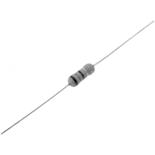 FRN01WK047JA11; Resistor: metal film; fusible; THT; 4.7Ω; 1W; ±10%; Ø3.5x10mm; axial; ROYAL OHM