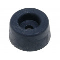 ; Foot; H: 9mm; black; PVC; Dim: Ø17.5mm; Ømount.hole: 3.2mm;  ; Foot; H: 9mm; black; PVC; Dim: Ø17.5mm; Ømount.hole: 3.2mm;