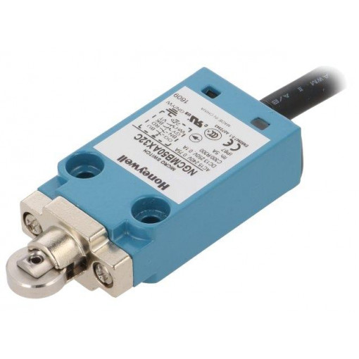 NGCMB50AX32C; Limit switch; oblong plastic roller Ø12,7mm; NC x2 + NO x2; 5A; HONEYWELL