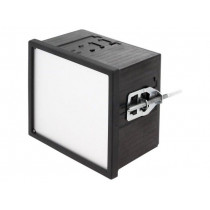 17960601.MT2; Enclosure: panel; X: 96mm; Y: 96mm; Z: 63mm; black; Series: Uninorm; BOPLA 17960601.MT2; Enclosure: panel; X: 96mm; Y: 96mm; Z: 63mm; black; Series: Uninorm; BOPLA