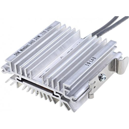 370177,01; Radiator heater; NIMBUS D65; 30W; IP20; DIN EN50022 35mm; 240V; DBK Technitherm Ltd.