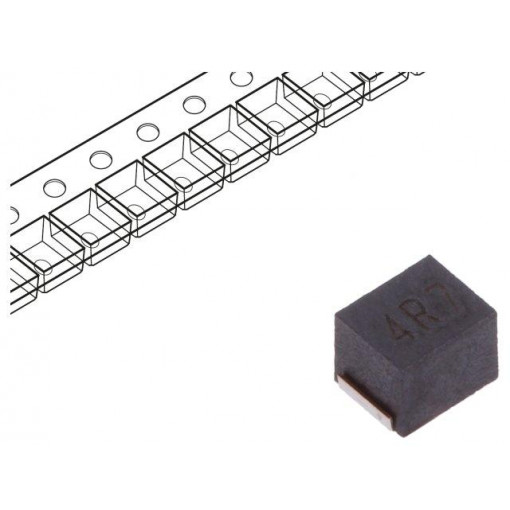 NLCV32T-4R7M-EF; Inductor: wire; SMD; 1210; 4.7uH; 620mA; 0.2Ω; Q: 15; ftest: 7.96MHz; TDK