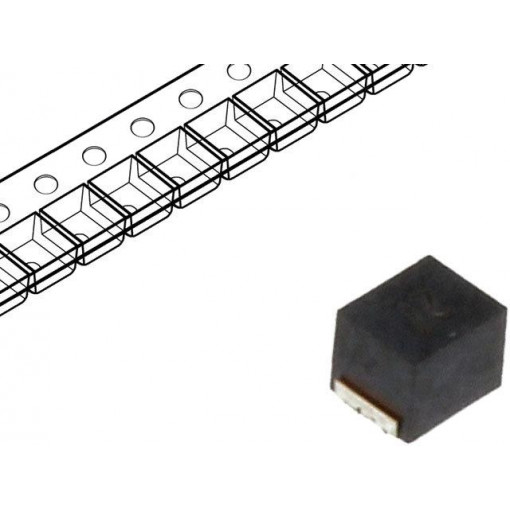 NLV10JT27N; Inductor: wire; SMD; 1210; 0.027uH; 450mA; 220mΩ; Q: 23; ftest: 100MHz; Viking