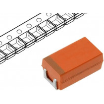 NOJC107M006RWJ; Capacitor: niobium; OxiCap; SMD; 100uF; 6.3VDC; Case: C; 2312; ±20%; AVX