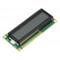 NPC1602LRS-GWA-K; Display: LCD; alphanumeric; STN Positive; 16x2; 80x36x12.7mm; LED; POWERTIP NPC1602LRS-GWA-K; Display: LCD; alphanumeric; STN Positive; 16x2; 80x36x12.7mm; LED; POWERTIP