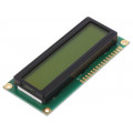 NPC1602LRU-GWT-H; Display: LCD; alphanumeric; STN Positive; 16x2; 80x36x12.7mm; LED; POWERTIP NPC1602LRU-GWT-H; Display: LCD; alphanumeric; STN Positive; 16x2; 80x36x12.7mm; LED; POWERTIP