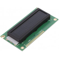 NPC1602WRP-FWT-I; Display: LCD; alphanumeric; STN Negative; 16x2; 84x44x13.2mm; LED; POWERTIP NPC1602WRP-FWT-I; Display: LCD; alphanumeric; STN Negative; 16x2; 84x44x13.2mm; LED; POWERTIP