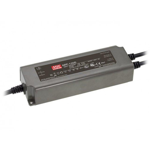 NPF-120D-12; Power supply: switched-mode; LED; 120W; 7.2÷12VDC; 10A; 90÷305VAC; MEAN WELL