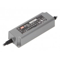 NPF-60-12; Power supply: switched-mode; LED; 60W; 12VDC; 7.2÷12VDC; 5A; IP67; MEAN WELL