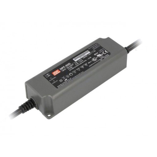 NPF-60D-12; Power supply: switched-mode; LED; 60W; 7.2÷12VDC; 5A; 90÷305VAC; MEAN WELL
