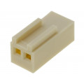 NS25-G2; Plug; wire-board; female; NS25; 2.54mm; PIN: 2; w/o contacts; 250V; NINIGI