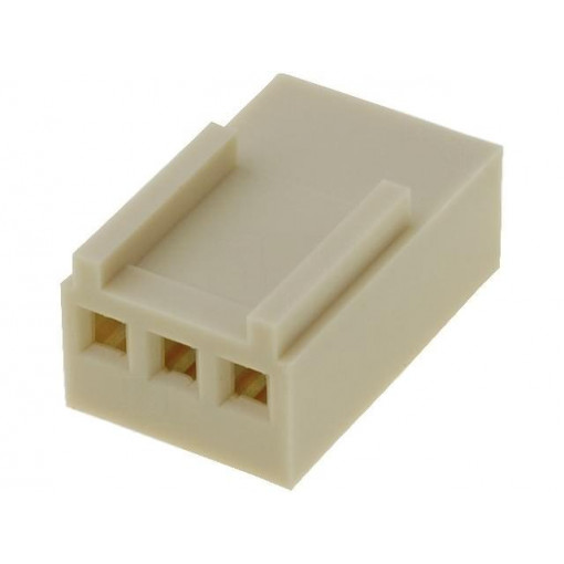 NS25-G3; Plug; wire-board; female; NS25; 2.54mm; PIN: 3; w/o contacts; 250V; NINIGI