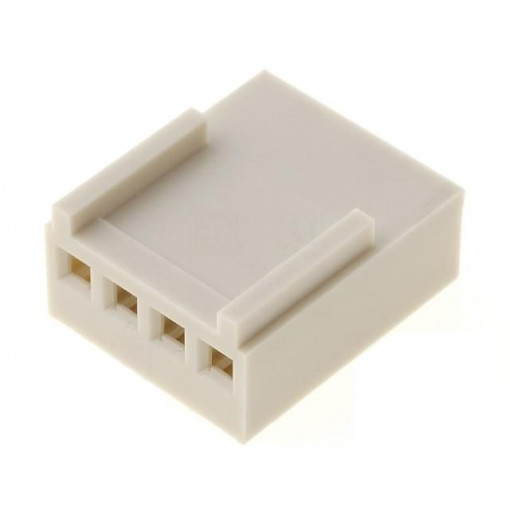 NS25-G4; Plug; wire-board; female; NS25; 2.54mm; PIN: 4; w/o contacts; 250V; NINIGI