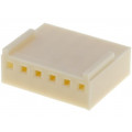 NS25-G6; Plug; wire-board; female; NS25; 2.54mm; PIN: 6; w/o contacts; 250V; NINIGI