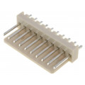 NS25-W10P; Socket; wire-board; male; NS25; 2.54mm; PIN: 10; THT; 250V; 3A; tinned; NINIGI
