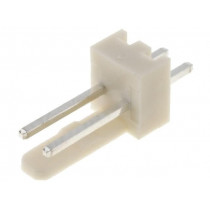 NS25-W2P; Socket; wire-board; male; NS25; 2.54mm; PIN: 2; THT; 250V; 3A; tinned; NINIGI