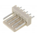 NS25-W5P; Socket; wire-board; male; NS25; 2.54mm; PIN: 5; THT; 250V; 3A; tinned; NINIGI NS25-W5P; Socket; wire-board; male; NS25; 2.54mm; PIN: 5; THT; 250V; 3A; tinned; NINIGI