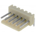 NS25-W6K; Socket; wire-board; male; NS25; 2.54mm; PIN: 6; THT; 250V; 3A; tinned; NINIGI NS25-W6K; Socket; wire-board; male; NS25; 2.54mm; PIN: 6; THT; 250V; 3A; tinned; NINIGI