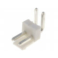 NS39-W2K; Socket; wire-board; male; NS39; 3.96mm; PIN: 2; THT; 250V; 7A; tinned; NINIGI NS39-W2K; Socket; wire-board; male; NS39; 3.96mm; PIN: 2; THT; 250V; 7A; tinned; NINIGI