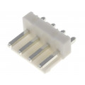 NS39-W4P; Socket; wire-board; male; NS39; 3.96mm; PIN: 4; THT; 250V; 7A; tinned; NINIGI NS39-W4P; Socket; wire-board; male; NS39; 3.96mm; PIN: 4; THT; 250V; 7A; tinned; NINIGI
